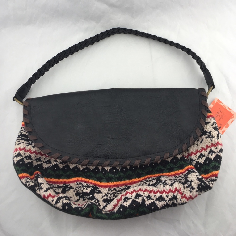Nikky by Nicole Lee knit shoulder bag